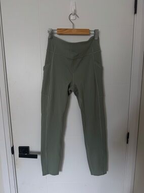 lululemon athletica Olive Green High-Rise Leggings with Pocket